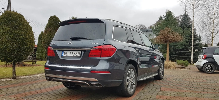 Mercedes-Benz GL cena 123000 przebieg: 154000, rok produkcji 2014 z Warszawa małe 232